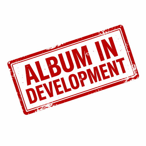 Cover art for Untold by Bobku, an in-development album with a waveform-inspired visual concept.