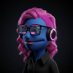 Riff, a fictional Bobku puppet producer persona.